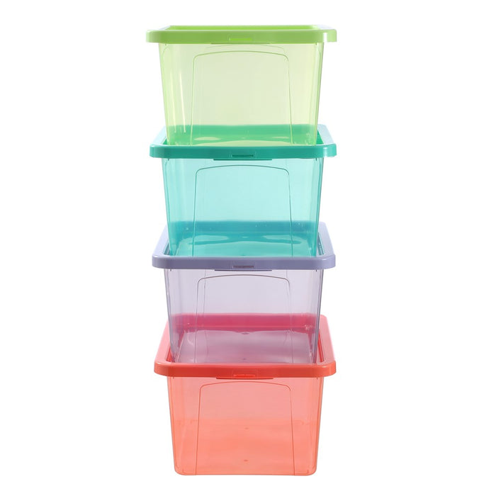 One Boxsweden Click Storage Box 20L 43X33X21Cm 4 Asstd Color