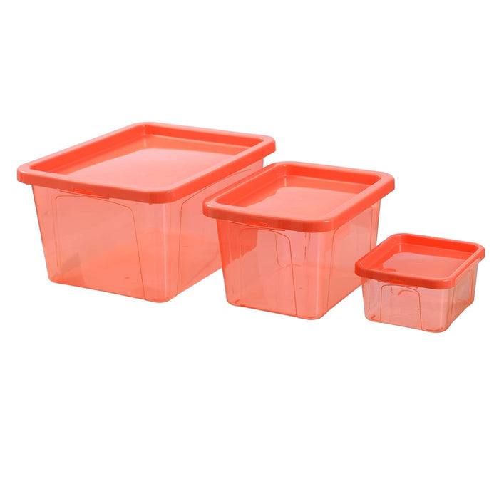 One Boxsweden Click Storage Box 20L 43X33X21Cm 4 Asstd Color