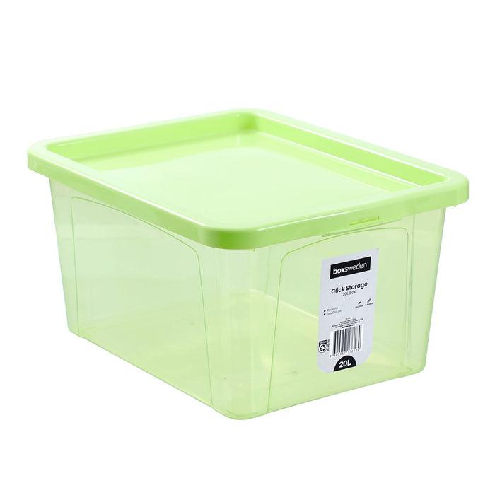 One Boxsweden Click Storage Box 20L 43X33X21Cm 4 Asstd Color
