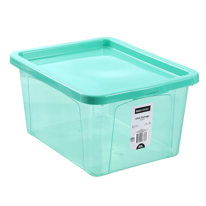 One Boxsweden Click Storage Box 20L 43X33X21Cm 4 Asstd Color