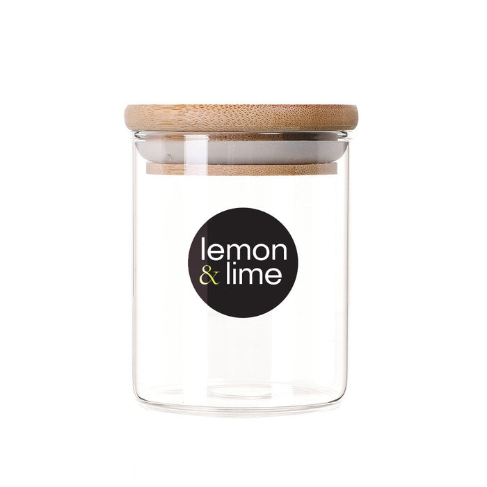 Lemon & Lime CAMDEN GLASS JAR BAMBOO LID 200ML