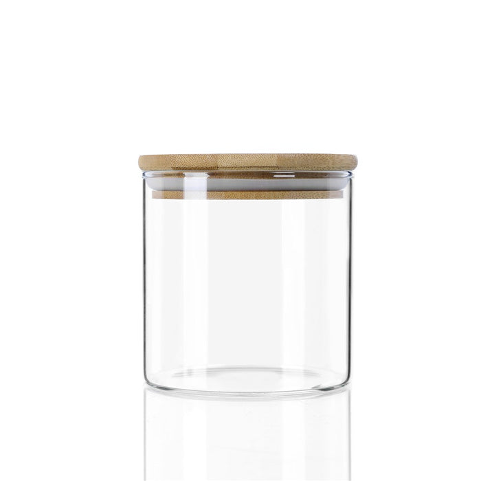 Lemon & Lime CAMDEN GLASS JAR BAMBOO LID 610ML