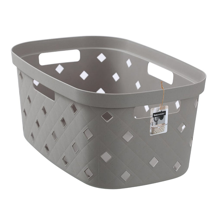 Boxsweden Diamond Quilted Laundry Basket 56X38.7X25Cm