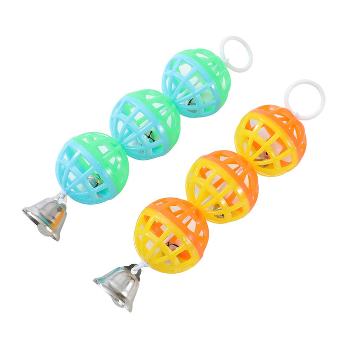 Paws & Claws BALL AND BELL BIRD TOY 16X4.5CM