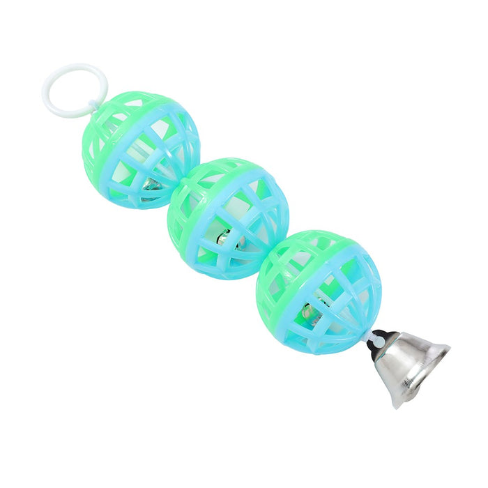 Paws & Claws BALL AND BELL BIRD TOY 16X4.5CM
