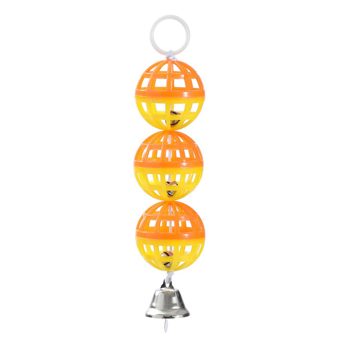 Paws & Claws BALL AND BELL BIRD TOY 16X4.5CM