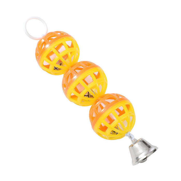 Paws & Claws BALL AND BELL BIRD TOY 16X4.5CM