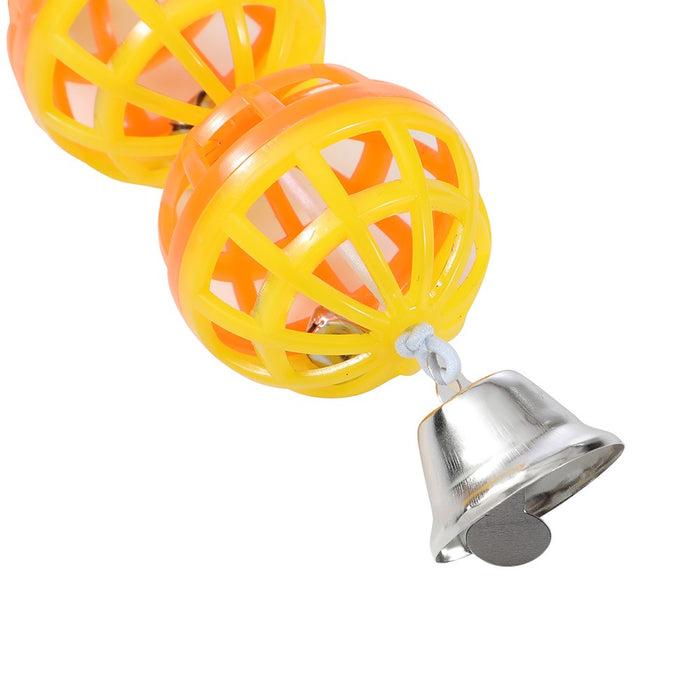 Paws & Claws BALL AND BELL BIRD TOY 16X4.5CM