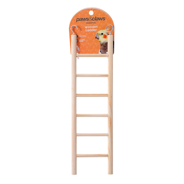 Paws & Claws WOODEN BIRD LADDER 28X7.5CM