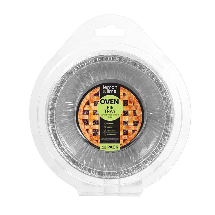 Lemon & Lime FOIL PIE TRAYS 13CM 12PK