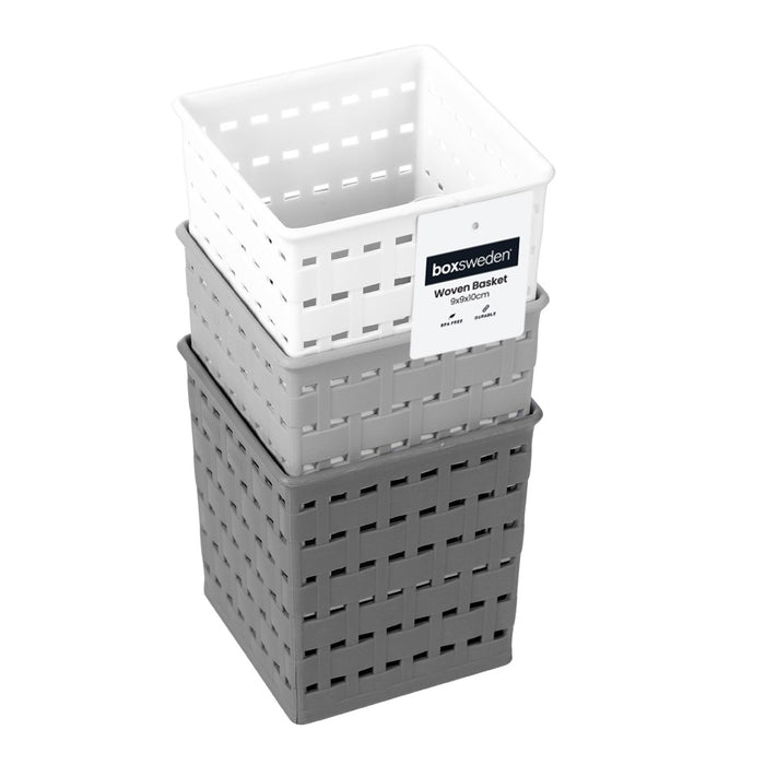 Boxsweden Woven Basket 9X9X10Cm