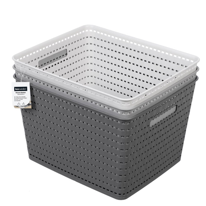 Boxsweden Woven Basket 35X29X22Cm