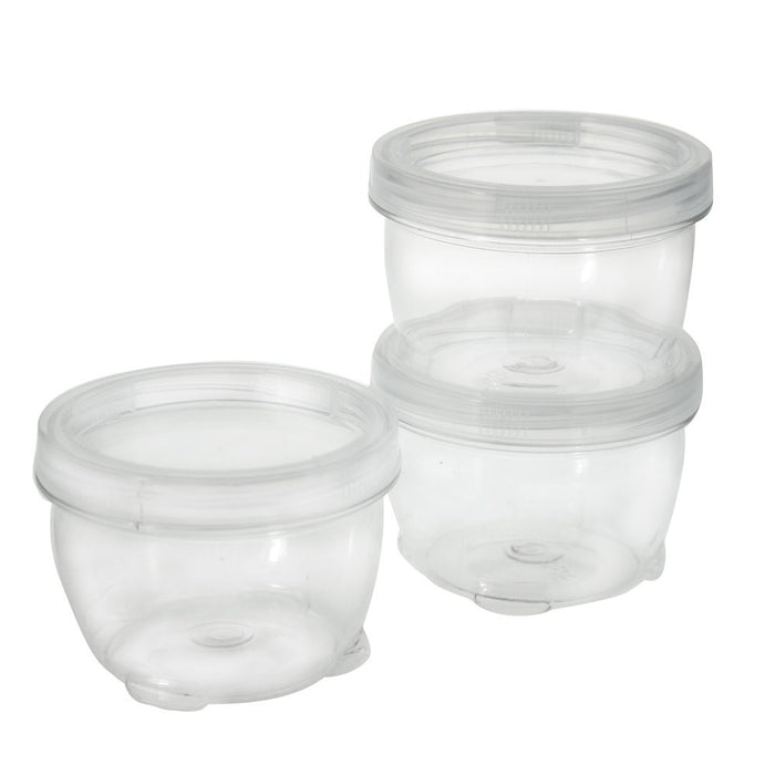 Lemon & Lime TWIST-LOCK STACKING CONTAINERS 3PC 260ML
