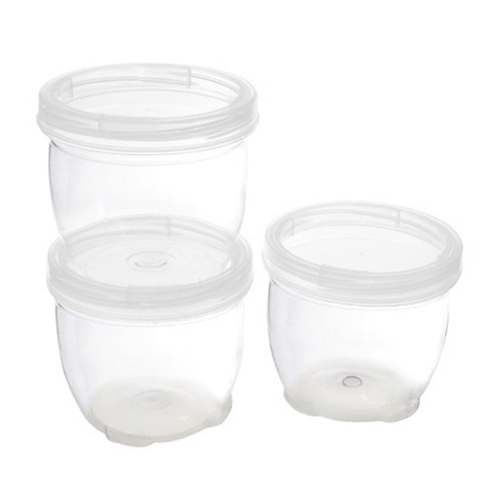 Lemon & Lime TWIST-LOCK STACKING CONTAINERS 3PC 360ML