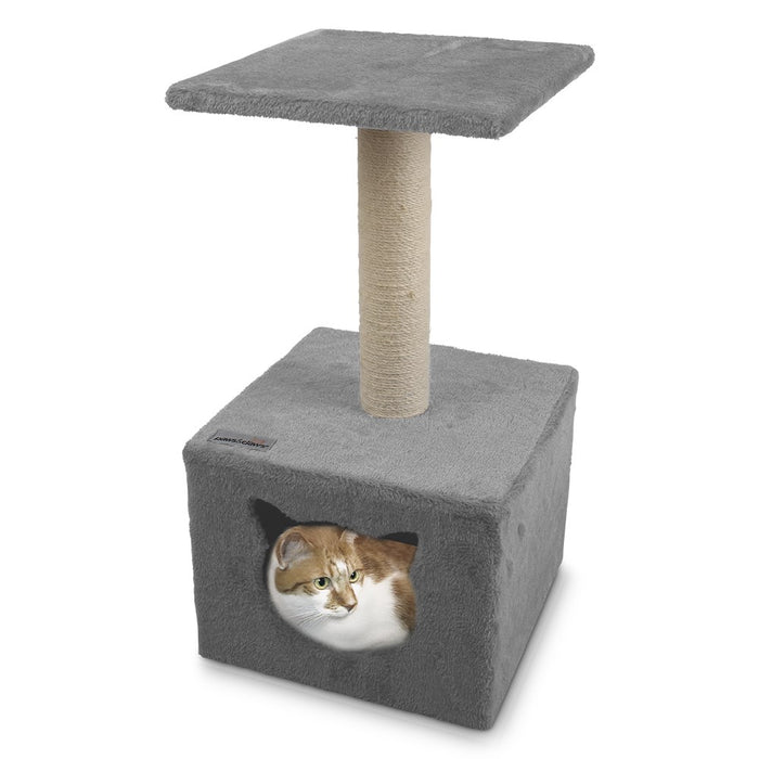 Paws & Claws CATSBY PLATFORM HIDEAWAY 28X28X56CM