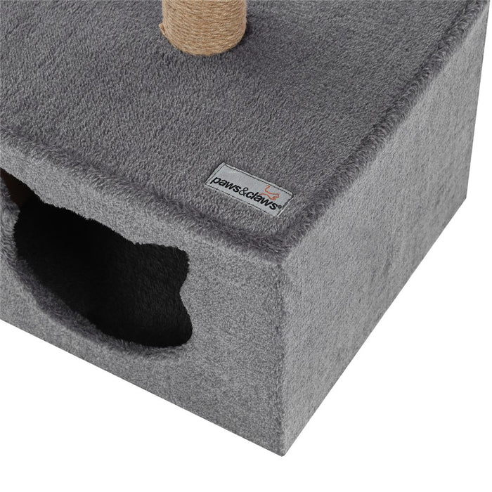 Paws & Claws CATSBY PLATFORM HIDEAWAY 28X28X56CM