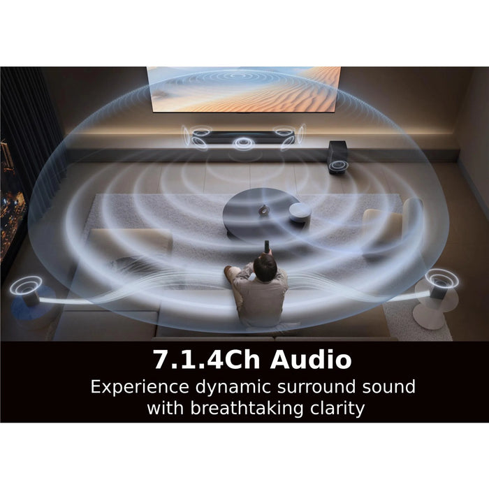 TCL Q85H Pro 7.1.4-Channel Dolby Atmos Soundbar