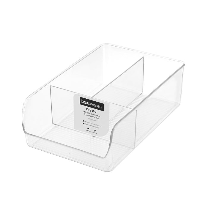 Boxsweden Crystal Storage Container 3 Compartment 28X17X9Cm