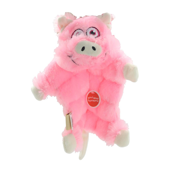 Paws & Claws ANIMAL KINGDOM SQUEAKY BLANKY 32X27CM SHEEP & PIG