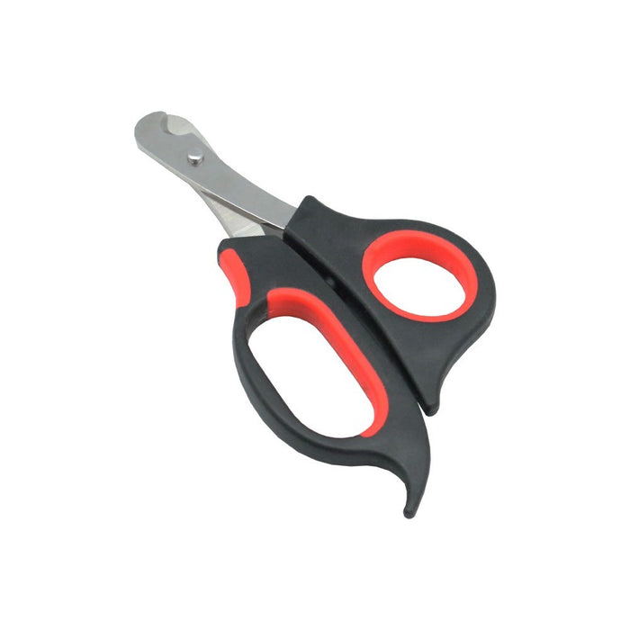 Paws & Claws GROOMING NAIL SCISSORS 13CM BLACK & RED