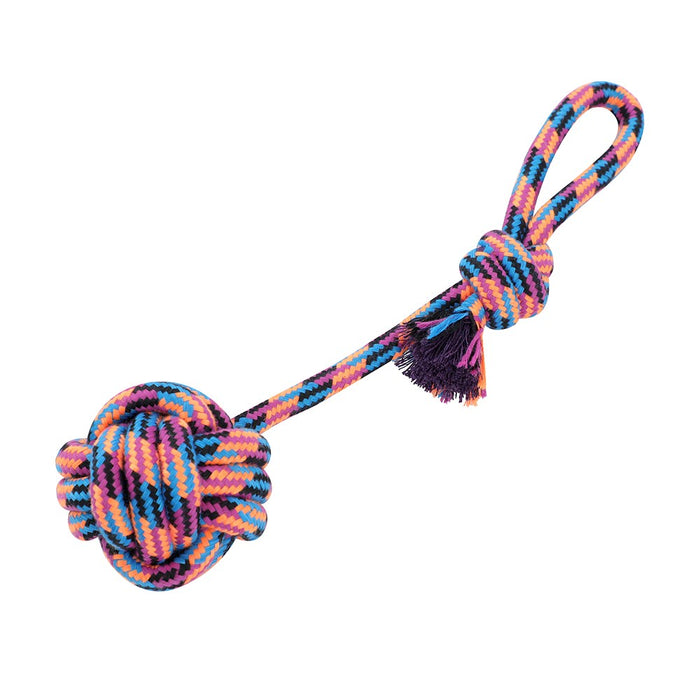 Paws & Claws TUG-OF-WAR KNOTTED ROPE STYLES, 2 COLOURS 35X1-2CM 176G