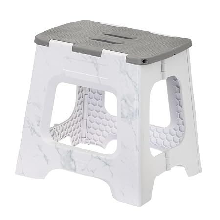 Compact Marble In Body Foldable 32cm Stool