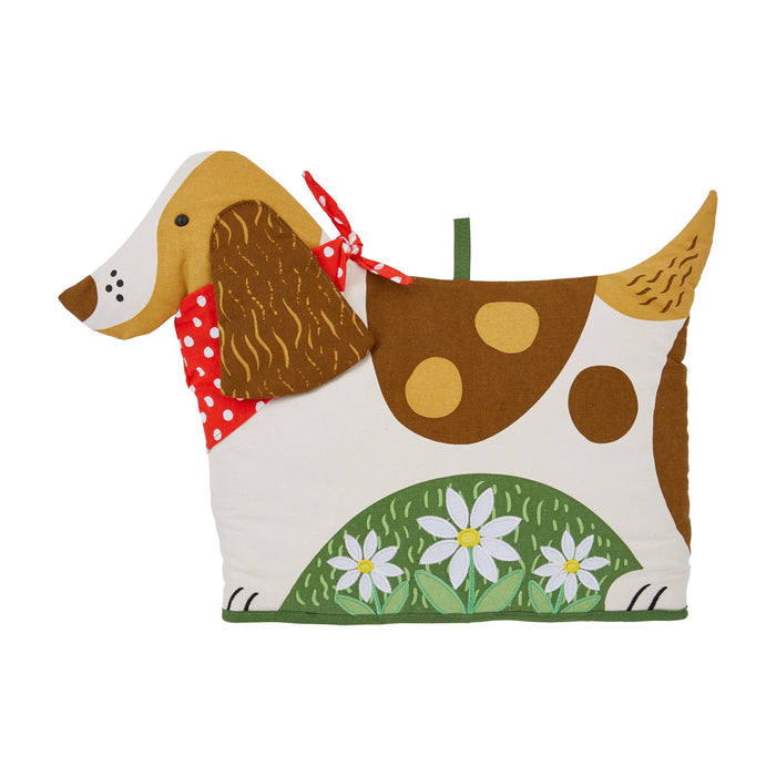 NSIMG-SHA256:a7fb672f59a204ea575d3ec4bfc3b2267ace29a7c5f99c02c89416f92227a149 · Isalbi Ulster Weavers Daisy Dog Shaped Tea Cosy Brown