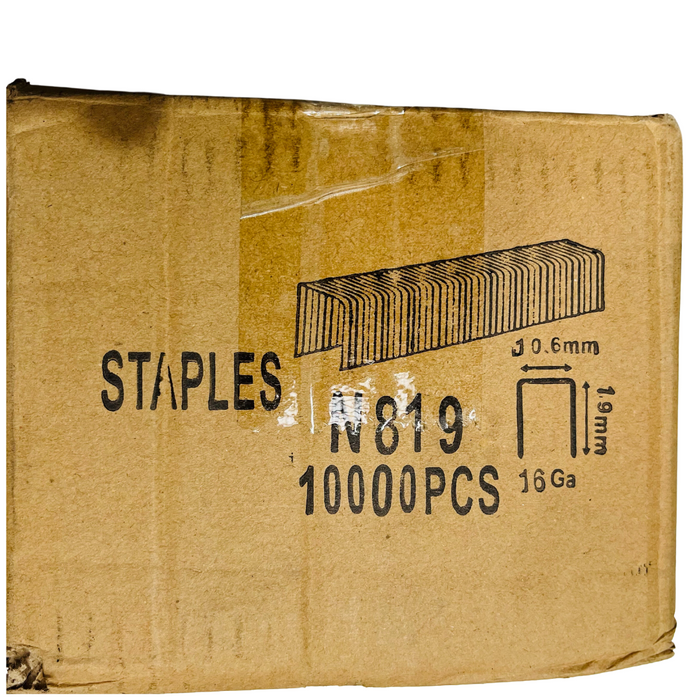 16 Gauge N Series             STAPLES (10.5mm Crown)