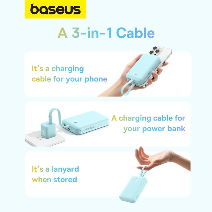 Baseus Magnetic Mini Wireless Fast Charge Power Bank iP Edition 10000mAh 20W