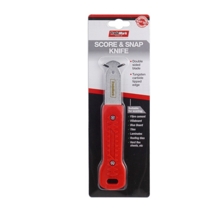 Trademark Heavy-Duty Score 'n' Snap Knife with Double-Sided Tungsten Carbide Blade