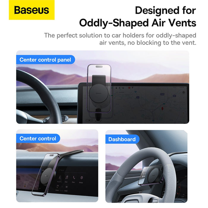 Baseus C02 Magnetic Phone Holder-Cluster Black