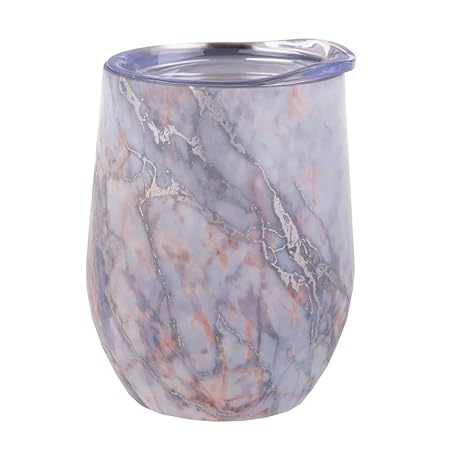 S/S D/WALL INS. WINE TUMBLER 330ML SILVER QUARTZ