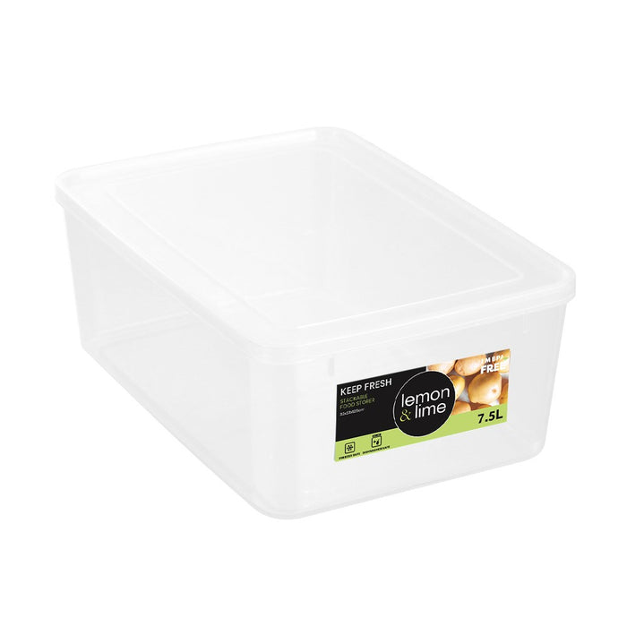 Lemon & Lime KEEP FRESH FOOD CONTAINER 7.5L 32X23X12.5CM