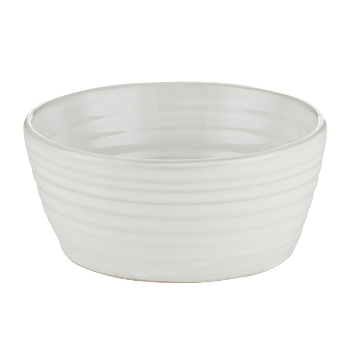 Amalfi Somerset Large Milky Glaze Bowl White
