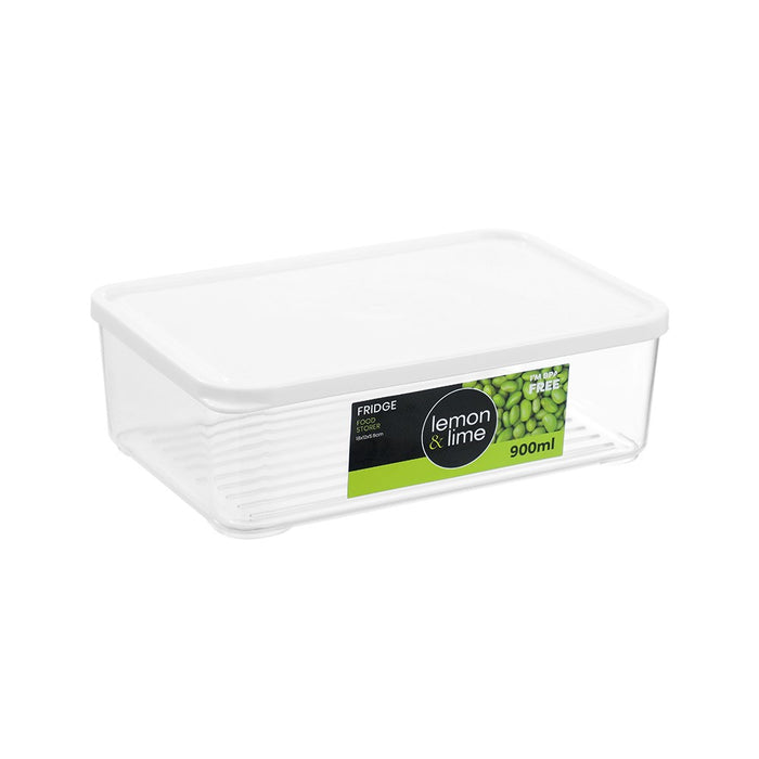 Lemon & Lime FRIDGE FOOD STORER 900ML 18 x 12 x 5.6 cm