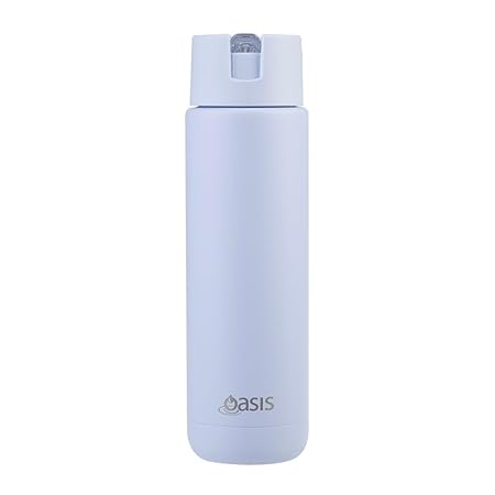CERAMIC LINED S/S T/WALL INS. DRINK BOTTLE 700ML PERIWINKLE