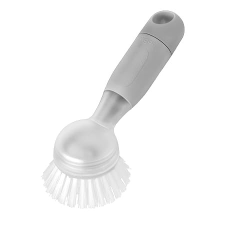 Reng? Soap Dispensing Grey Dish Brush