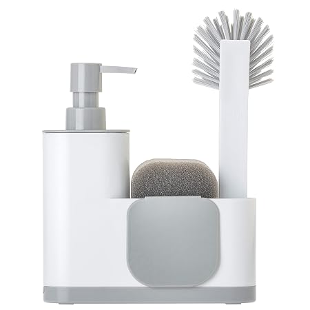 Reng? White Monobloc 4 pc Sink Caddy Set