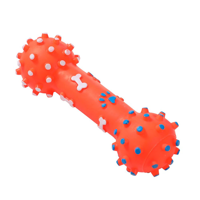 Paws & Claws PAW PRINT DUMBBELL VINYL 25.5X8X8CM