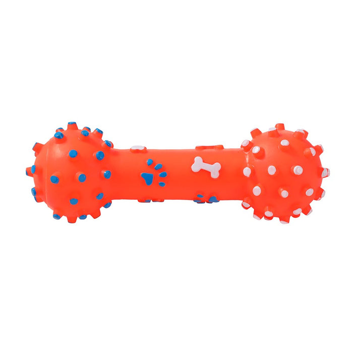 Paws & Claws PAW PRINT DUMBBELL VINYL 25.5X8X8CM