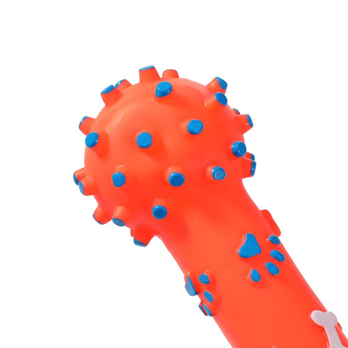 Paws & Claws PAW PRINT DUMBBELL VINYL 25.5X8X8CM