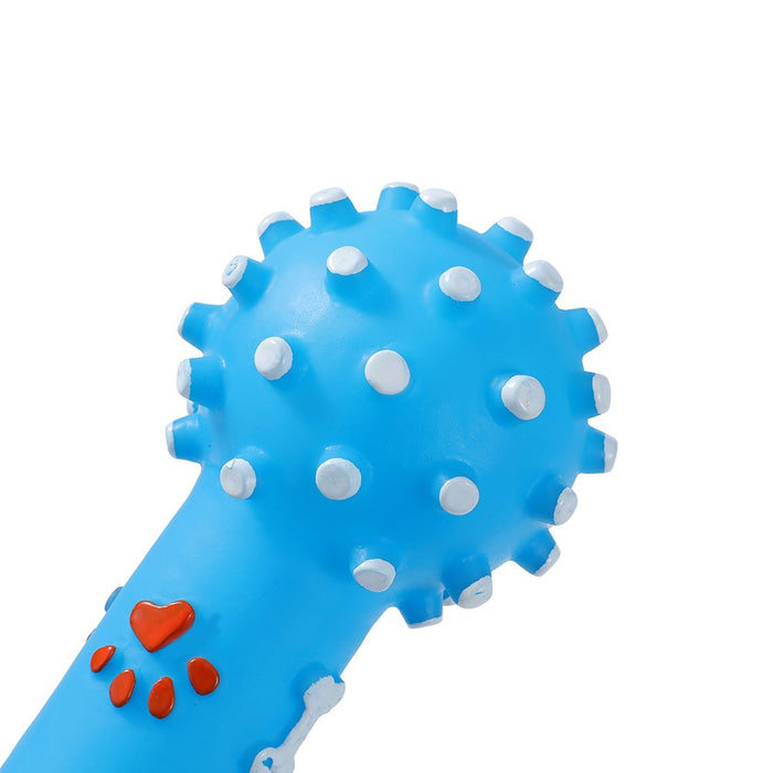 Paws & Claws PAW PRINT DUMBBELL VINYL 25.5X8X8CM