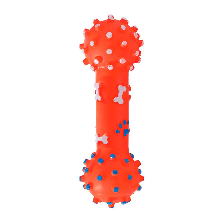 Paws & Claws PAW PRINT DUMBBELL VINYL 25.5X8X8CM