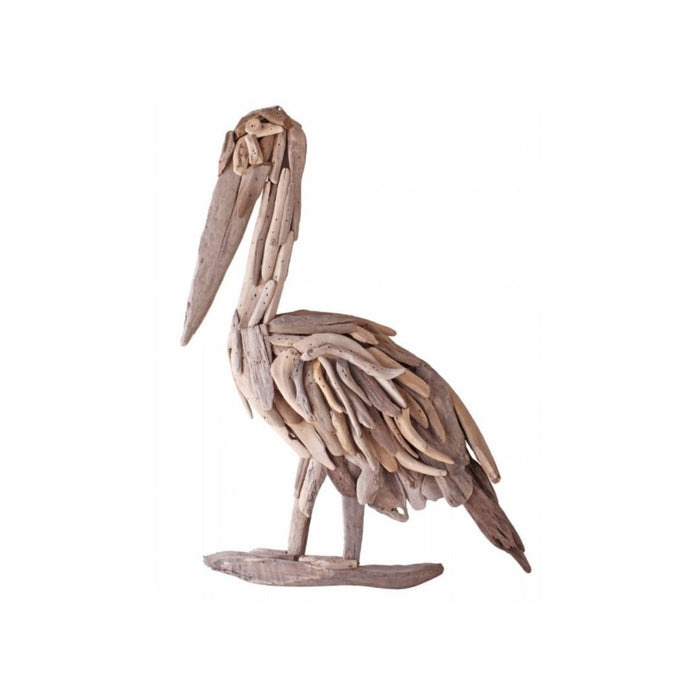 2 set Driftwood Pelican Wall Art