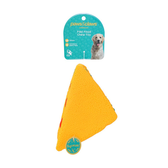 Paws & Claws FAST FOOD LARGE CHEW TOYS VINYL CLIP STRIP 26X11X5CM