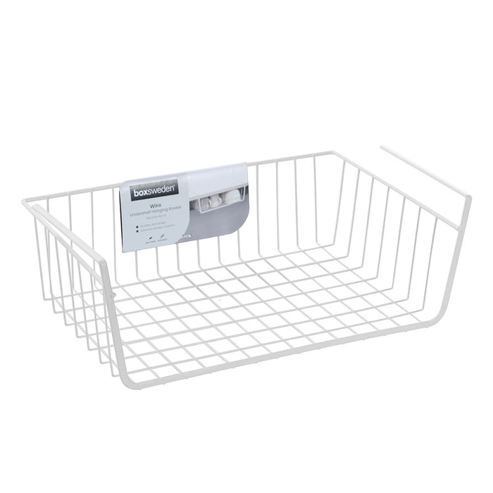 Boxsweden Wire Undershelf Hanging Basket 39X26X14Cm