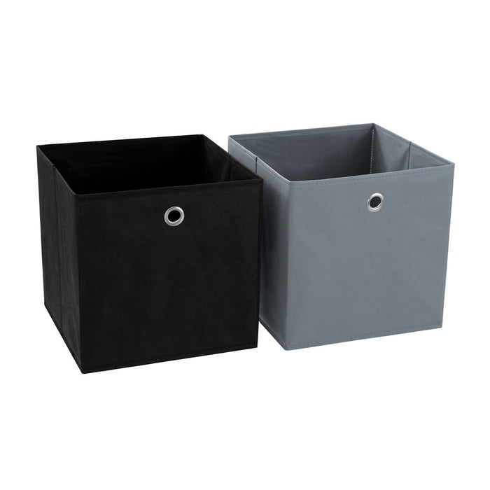 Boxsweden Mode Storage Cube 29X29X29Cm Grey/Black