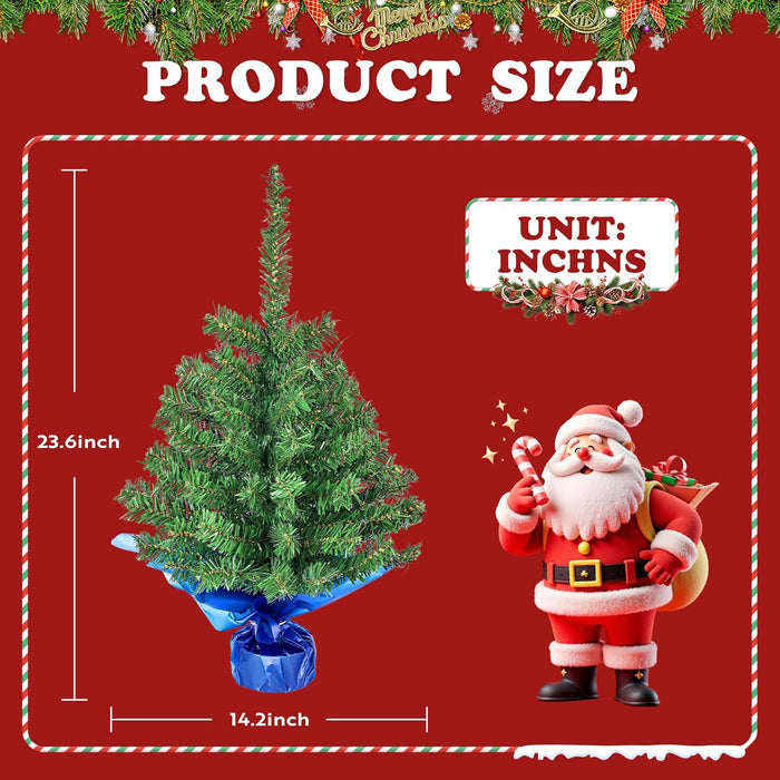 JPM Small Christmas Tree 22inch perfect choice for small apartments, dorm rooms, offices, or anyone living alone