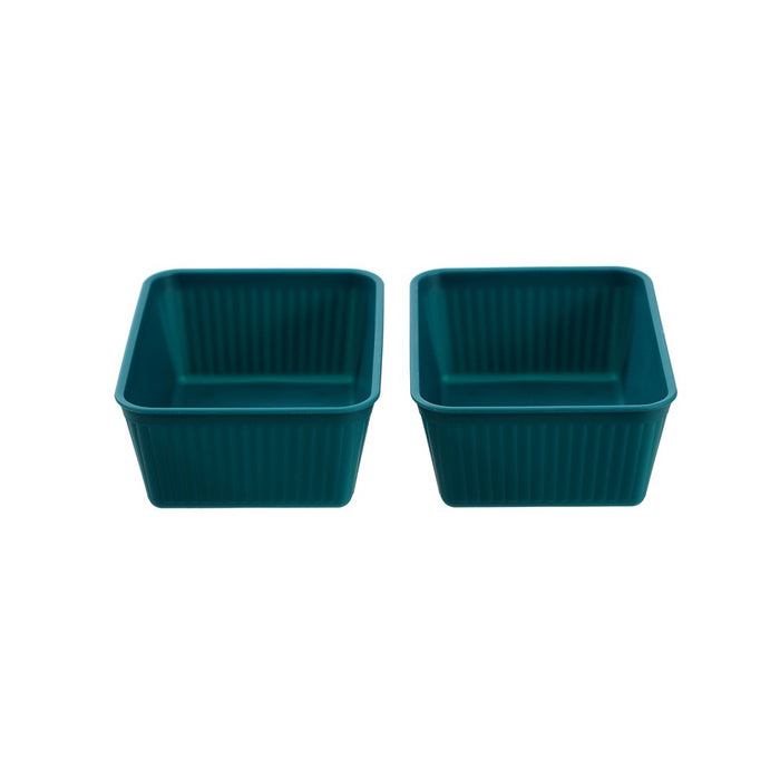 Boxsweden Ribbed Storage Tray 2Pk 17X11.5X5.5Cm