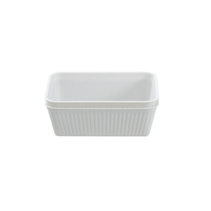 Boxsweden Ribbed Storage Tray 2Pk 17X11.5X5.5Cm